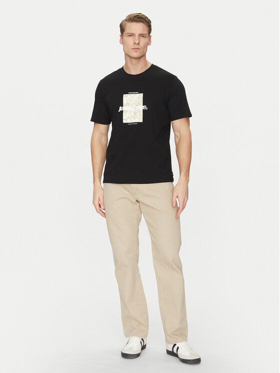 Jack&Jones Jack&Jones Majica Tarmac 12273239 Črna Regular Fit