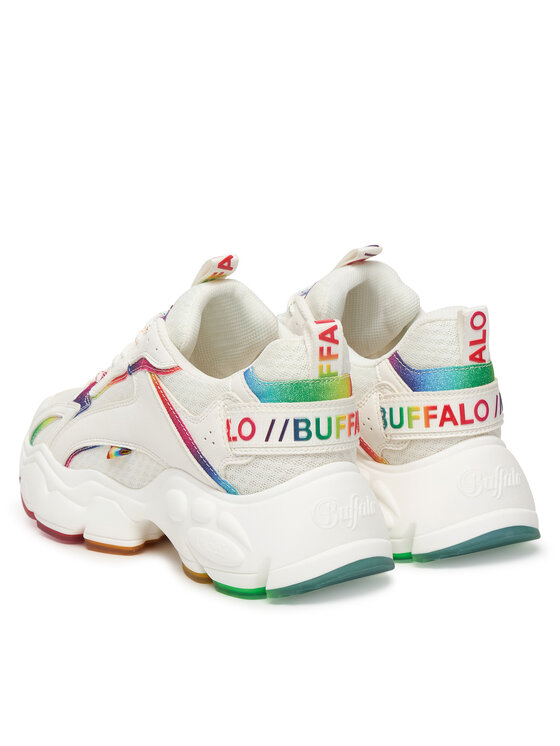 Buffalo Buffalo Sneakers 1410125 Alb
