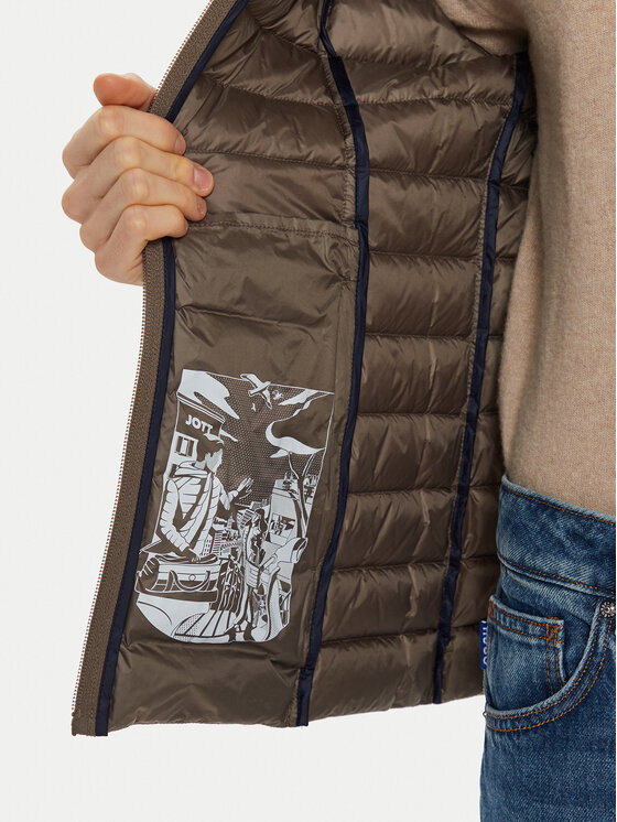 Jott Jott Kurtka puchowa Cha P000WDOW02 Beżowy Slim Fit