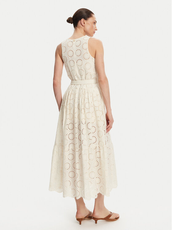 TWINSET TWINSET Лятна рокля 251TT2360 Екрю Regular Fit