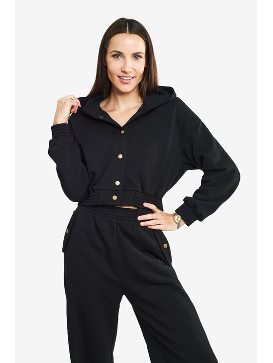 MANDRAGORA MANDRAGORA Felpa Viviane Nero Relaxed Fit