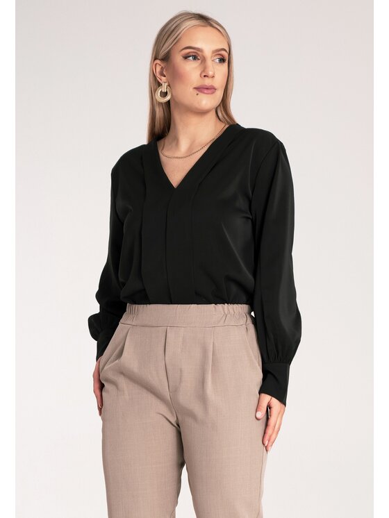 FIGL FIGL Košile M1135 Černá Regular Fit