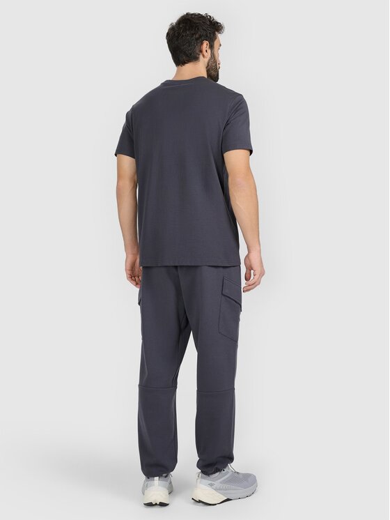 4F 4F Jogger nohavice 4FRAW25TTROM1694-22S Čierna Regular Fit