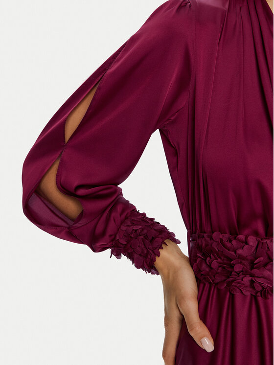 Rinascimento Rinascimento Abendkleid CFC0120276003 Dunkelrot Regular Fit