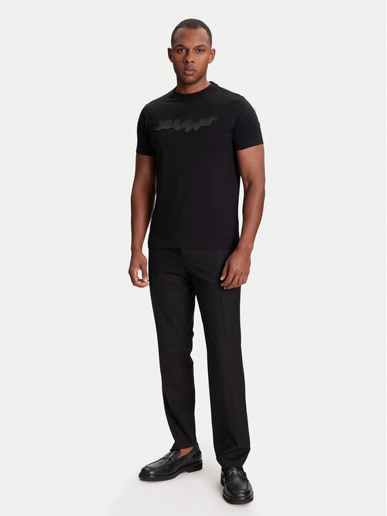 KARL LAGERFELD KARL LAGERFELD Póló 755071 553250 Fekete Regular Fit