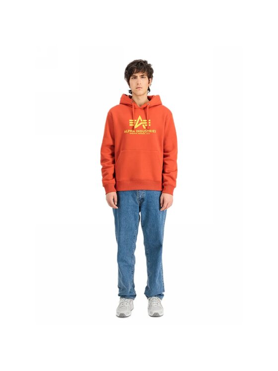 Alpha Industries Alpha Industries Bluza AI.178312 Pomarańczowy Regular Fit