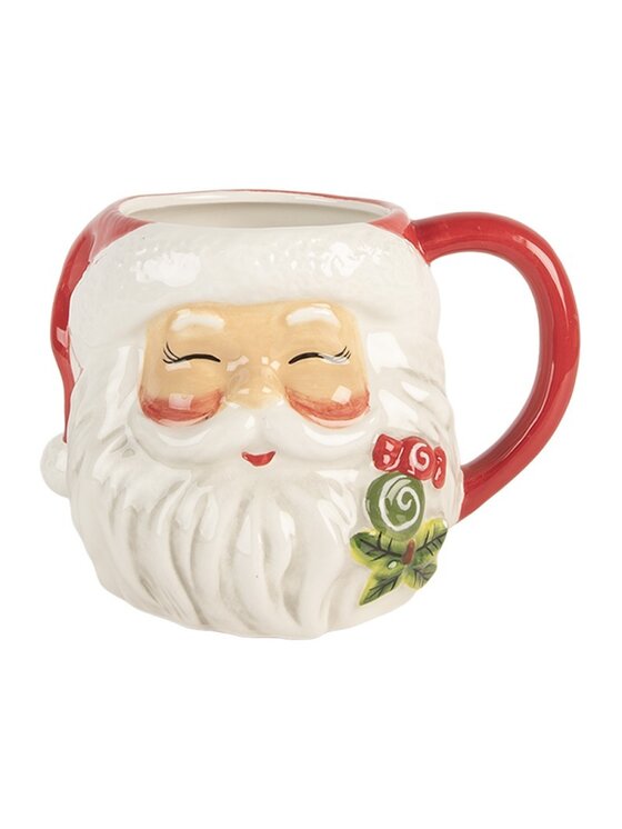 MIAhome MIAhome Kubek świąteczny Santa Claus 550 ml Biały