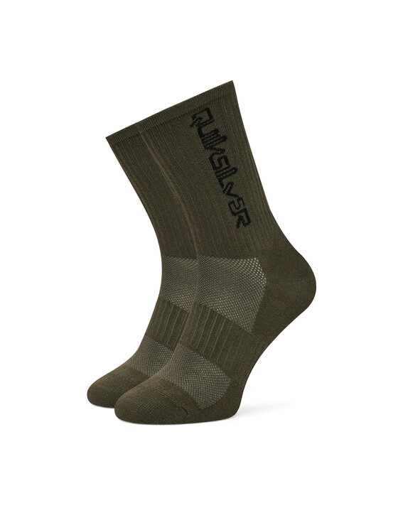 Quiksilver Quiksilver Șosete lungi AS_QUIKSILVER_100W_SS25 (3-PACK) Kaki
