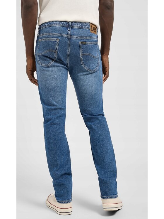 Lee Lee Jeansy Rider Niebieski Slim Fit
