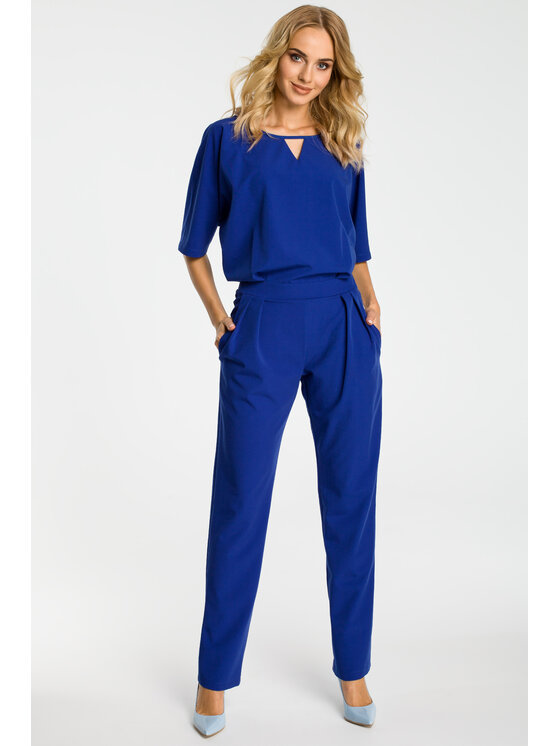 Made of Emotion Made of Emotion Jumpsuit M334 Blu Custom Fit