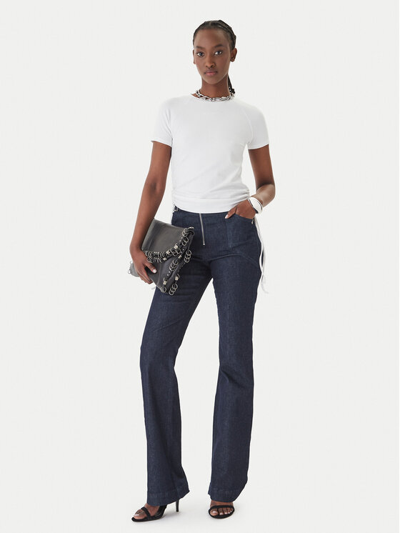 Patrizia Pepe Patrizia Pepe Majica 2M4549/J416-W103 Bela Reglan Fit