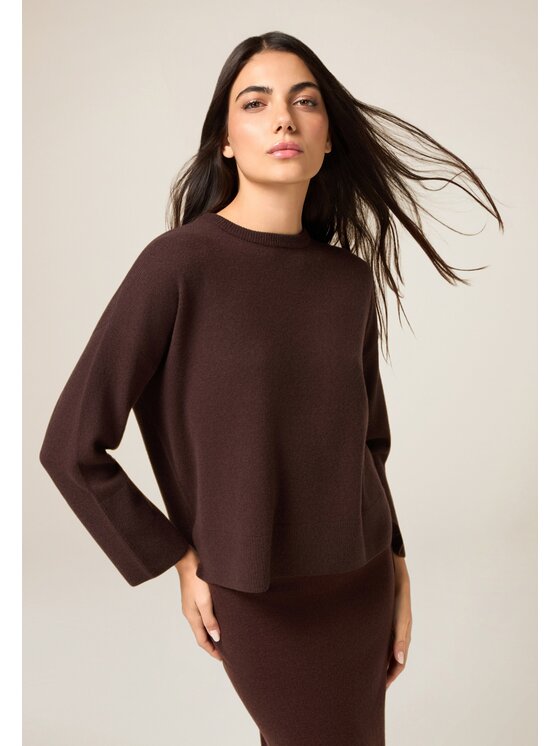 Oltre Oltre Maglione M166E002176N022 Marrone Regular Fit