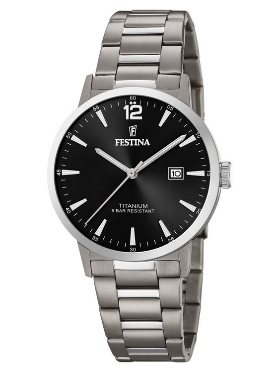 Festina Festina Zegarek F20435/3 Srebrny