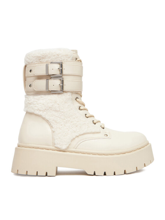 DeeZee DeeZee Schnürschuhe 13123-2 Écru