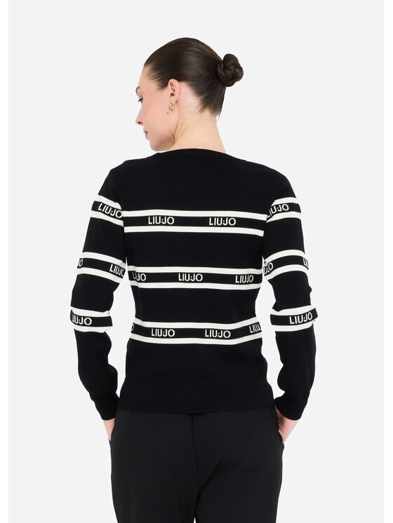Liu Jo Liu Jo Maglione TF5303MS63L03N66 Nero Regular Fit