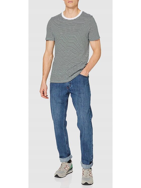 Wrangler Wrangler Jeansy Straight Niebieski Regular Fit