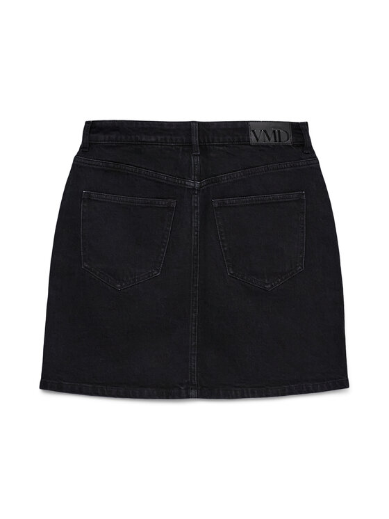 Vero Moda Vero Moda Farmer szoknya Tessa 10301536 Fekete Regular Fit