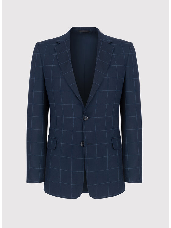 Pako Lorente Pako Lorente Marynarka P23WF-3X-023 Granatowy Slim Fit