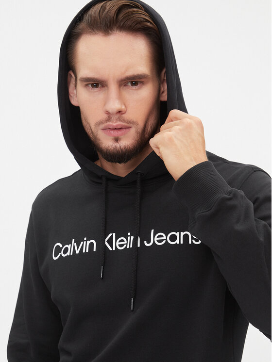 Calvin Klein Jeans Calvin Klein Jeans Μπλούζα J30J322551 Μαύρο Regular Fit