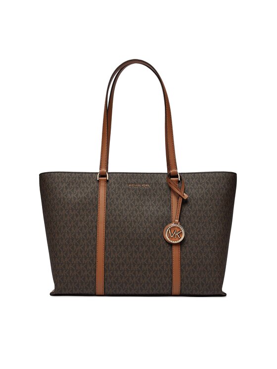 Geantă MICHAEL Michael Kors Temple Tote 30R4G1LT3B Maro
