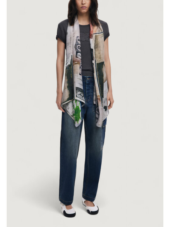 Desigual Desigual Μαντήλι FOU_JULIETT Πράσινο
