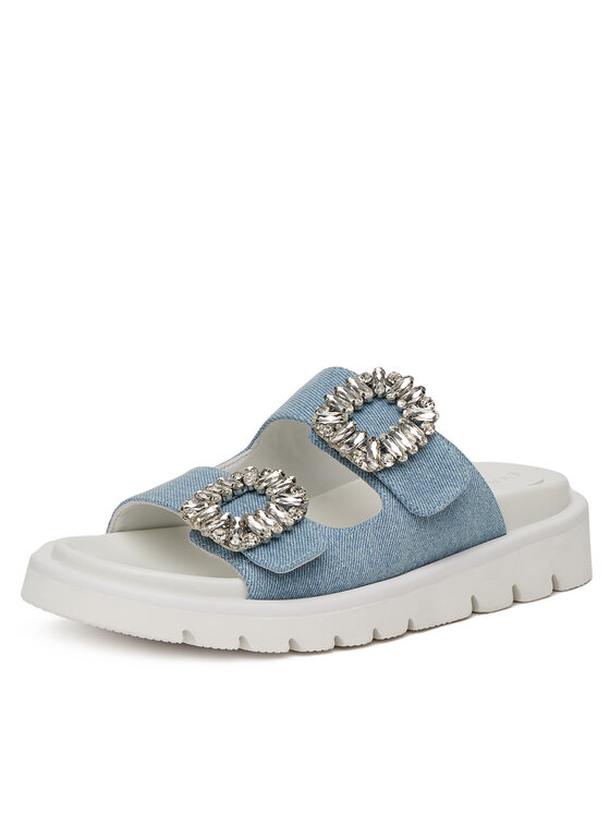 Eva Minge Eva Minge Şlapi LILY-VII75-06-1 Albastru