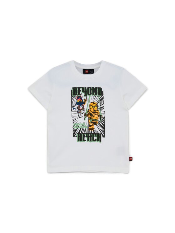 LEGO LEGO T-Shirt 12011211/101 Biały Regular Fit