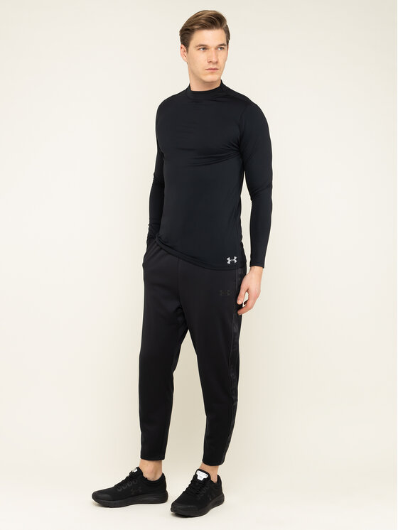 Under Armour Koszulka techniczna Mock 1320805 Czarny Fitted Fit