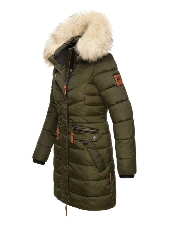 Navahoo Navahoo Kurtka zimowa Paula princess Zielony Casual Fit