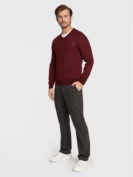 Maglione Baram-L 50476363 Bordeaux Regular Fit