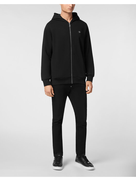 PHILIPP PLEIN PHILIPP PLEIN Mikina 22631 Černá Regular Fit