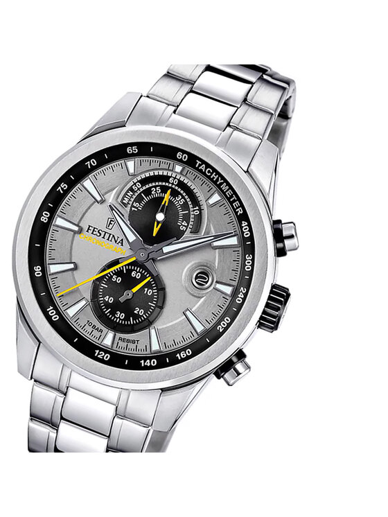 Festina Festina Zegarek F20694-4 Srebrny