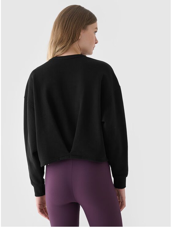 4F 4F Bluza 4FWAW24TSWSF1305 Czarny Oversize