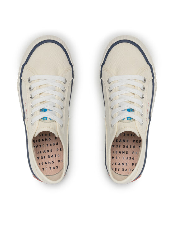 Pepe Jeans Pepe Jeans Tenisice Ottis Platform Girl Bijela