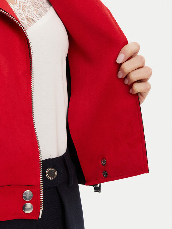 Morgan Morgan Tehisnahast jope 241-GOUSMI Punane Regular Fit
