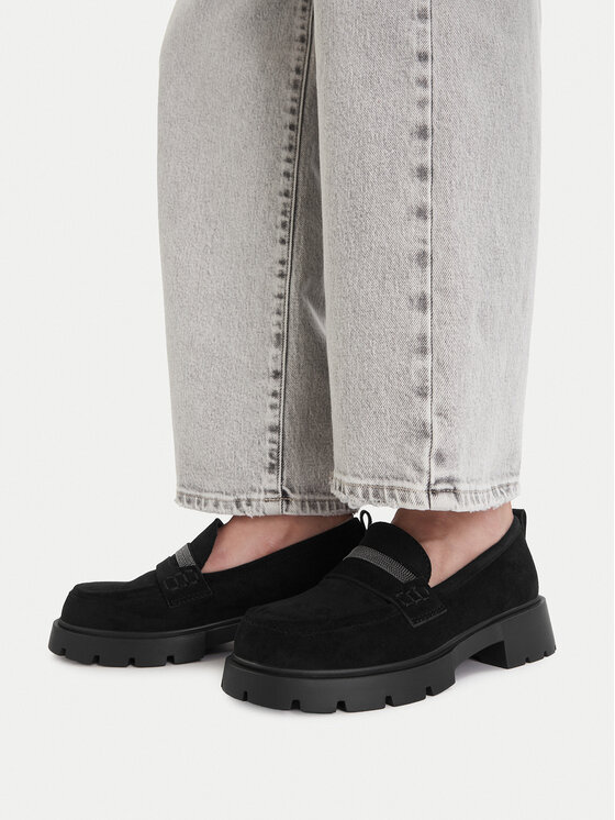 JENNY JENNY Loafersy CEO-ISLA WS21095-01 Czarny