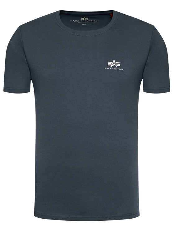 Alpha Industries Alpha Industries Tričko Basic Small Logo 188505 Sivá Regular Fit