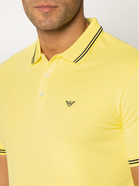 Emporio Armani Emporio Armani Поло 8N1F2B 1JPTZ 0255 Жовтий Slim Fit