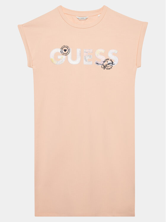 Rochie de zi Marciano Guess Copii, Mărimea: 8Y, Coral, J4GK14 KAE23