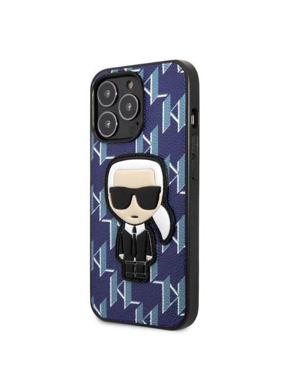 KARL LAGERFELD KARL LAGERFELD Etui na telefon iPhone 13 Pro Max Niebieski