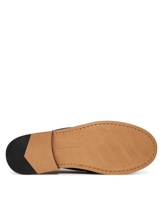 Tommy Hilfiger Tommy Hilfiger Mokasinai Hilfiger Penny Abrasivato FW0FW09257 Juoda
