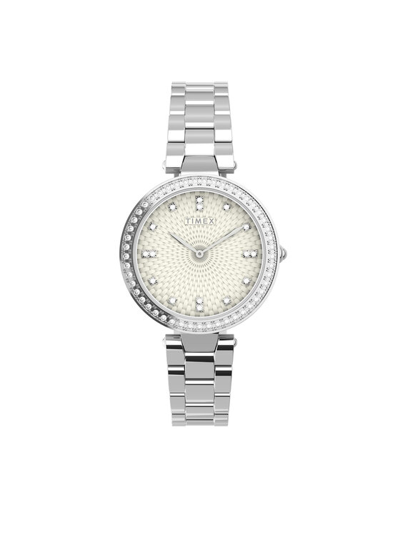 Timex Timex Zegarek City TW2V45000 Srebrny