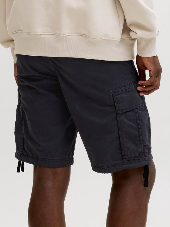 Jack & Jones Jack & Jones Szövet rövidnadrág Cole Frank 12291369 Fekete Regular Fit