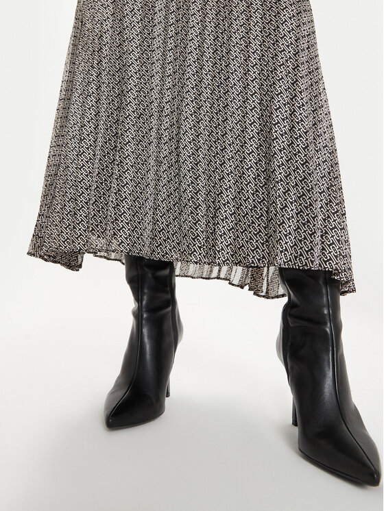 Morgan Morgan Plisēti svārki 242-JPLISY Pelēks Regular Fit