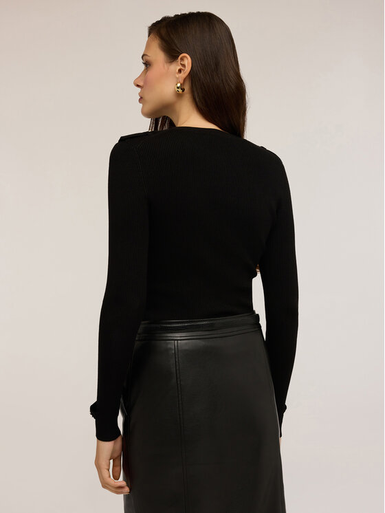 Motivi Motivi Maglione M357W003440N033 Nero Slim Fit