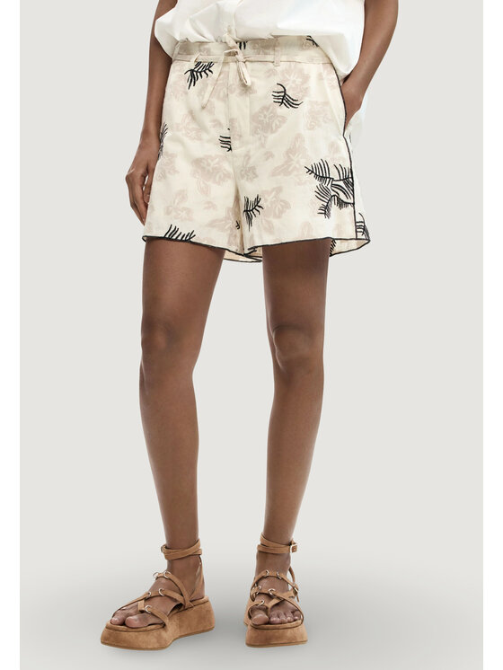 Desigual Desigual Τζιν σορτσάκια PANT_HONO Μπεζ Casual Fit