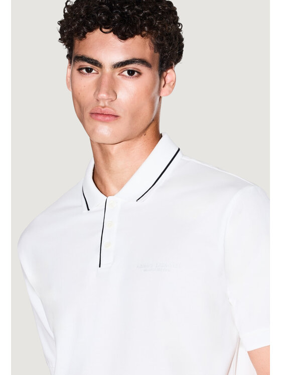 Armani Exchange Armani Exchange Poloshirt XM001557 AF10363 Weiß Casual Fit