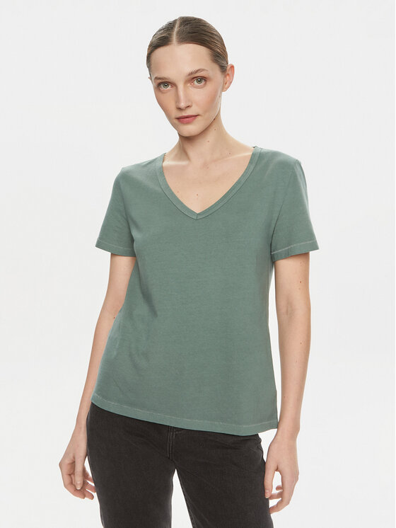 Gap T-krekls 740140 Zaļš Regular Fit