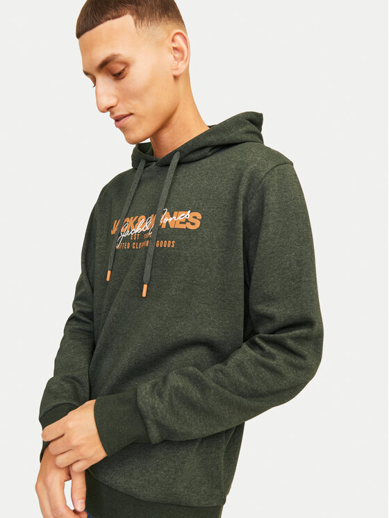 Jack&Jones Jack&Jones Majica dugih rukava Alvis 12256848 Zelena Standard Fit