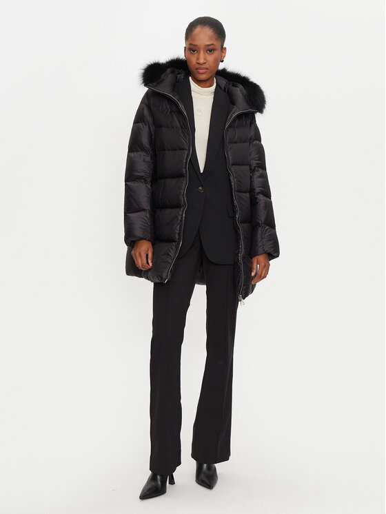 Hetregó Hetregó Daunenjacke Hanna 8N602F Schwarz Regular Fit